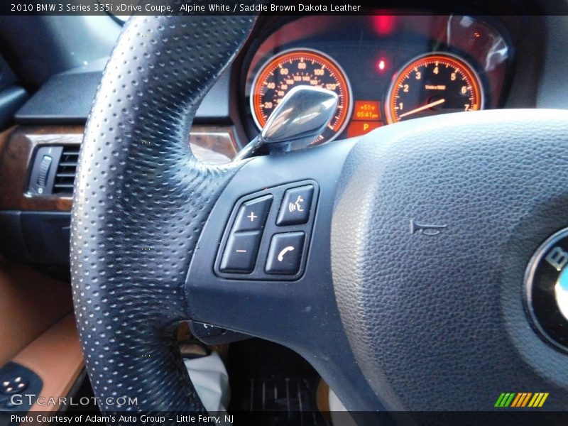Alpine White / Saddle Brown Dakota Leather 2010 BMW 3 Series 335i xDrive Coupe
