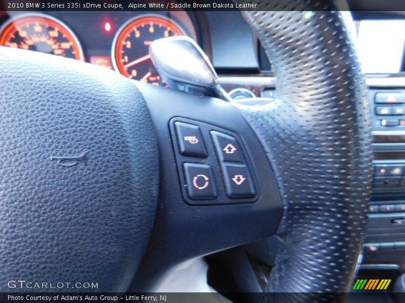 Alpine White / Saddle Brown Dakota Leather 2010 BMW 3 Series 335i xDrive Coupe