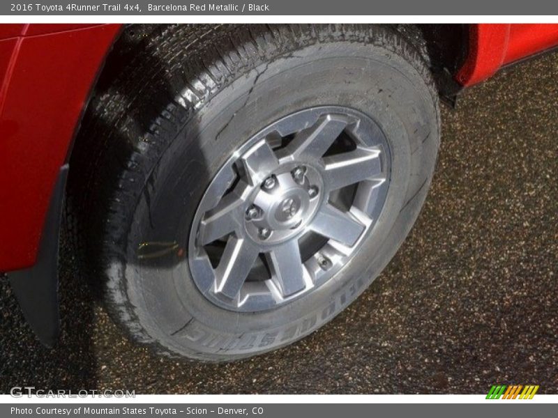 Barcelona Red Metallic / Black 2016 Toyota 4Runner Trail 4x4