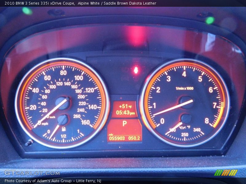 Alpine White / Saddle Brown Dakota Leather 2010 BMW 3 Series 335i xDrive Coupe