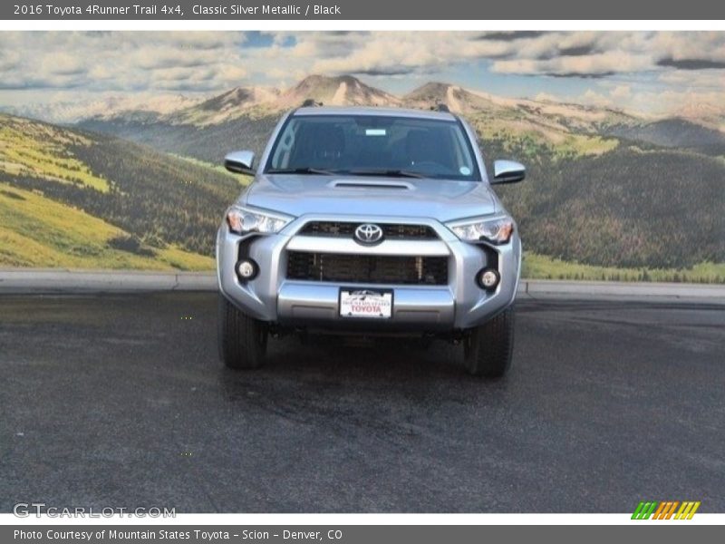 Classic Silver Metallic / Black 2016 Toyota 4Runner Trail 4x4