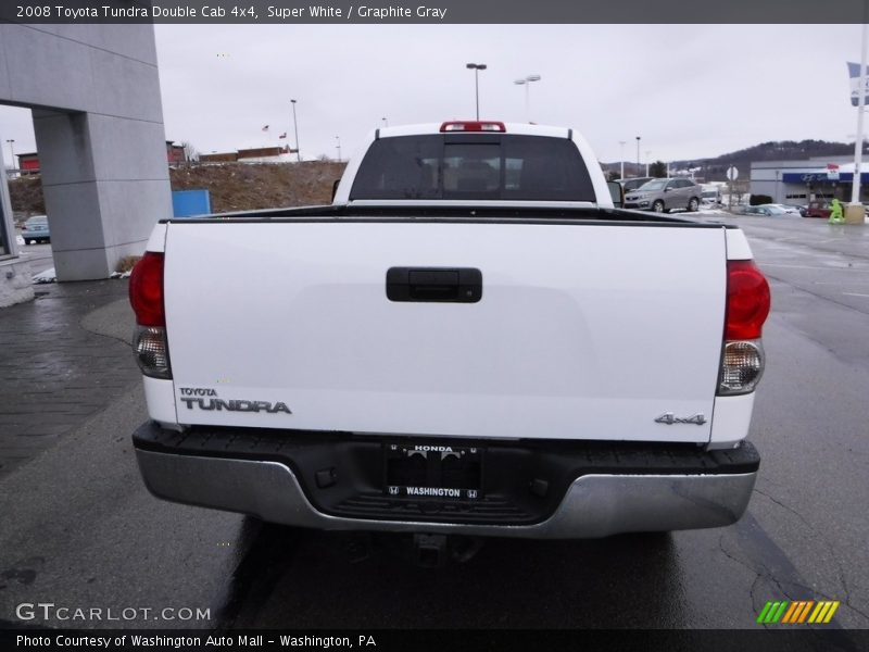 Super White / Graphite Gray 2008 Toyota Tundra Double Cab 4x4