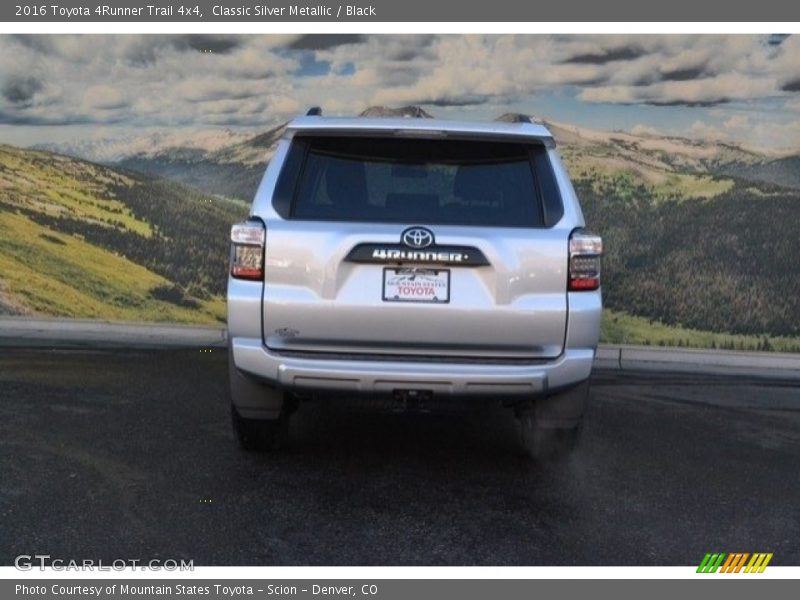 Classic Silver Metallic / Black 2016 Toyota 4Runner Trail 4x4