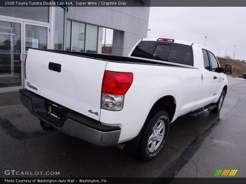 Super White / Graphite Gray 2008 Toyota Tundra Double Cab 4x4