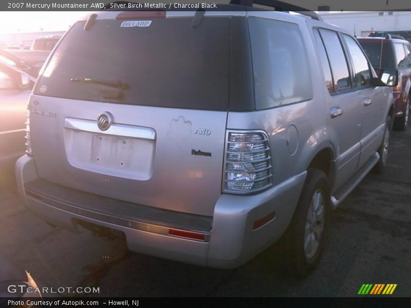 Silver Birch Metallic / Charcoal Black 2007 Mercury Mountaineer AWD