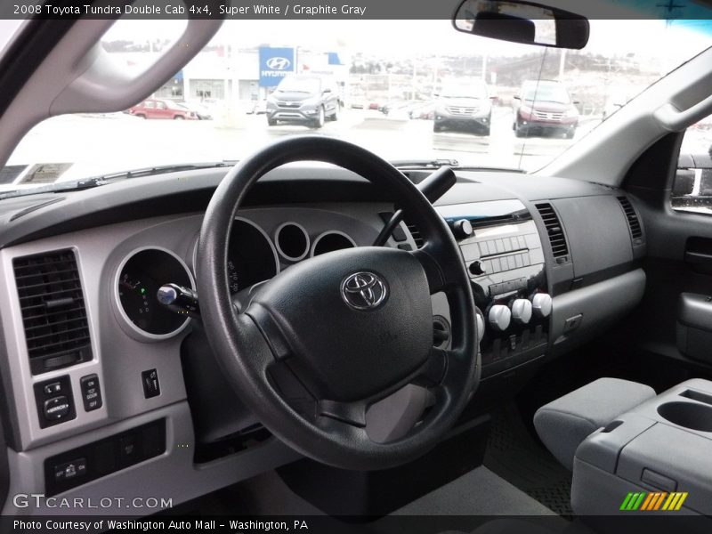 Super White / Graphite Gray 2008 Toyota Tundra Double Cab 4x4