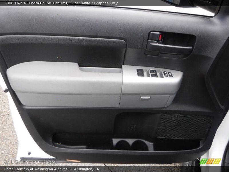Super White / Graphite Gray 2008 Toyota Tundra Double Cab 4x4