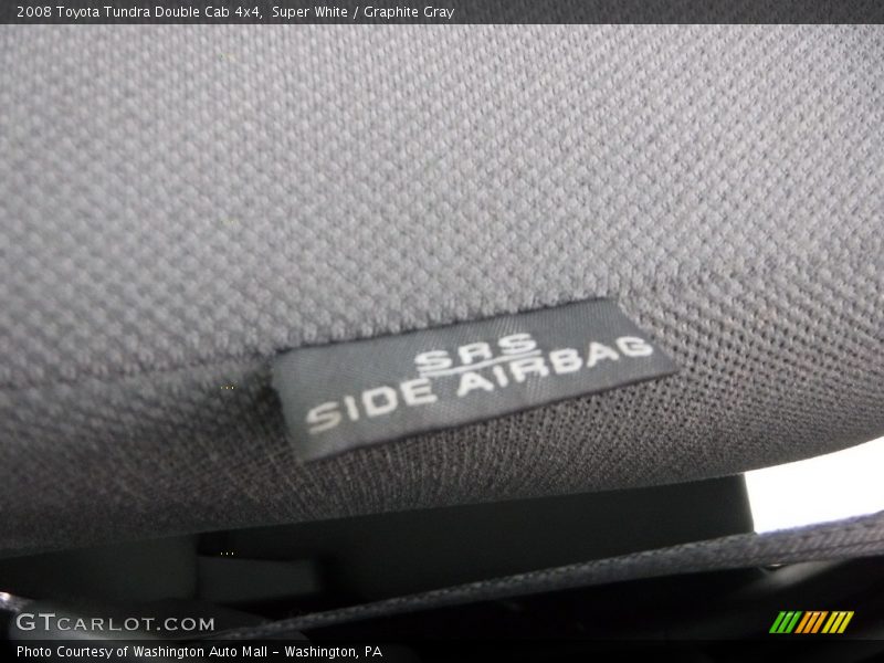 Super White / Graphite Gray 2008 Toyota Tundra Double Cab 4x4