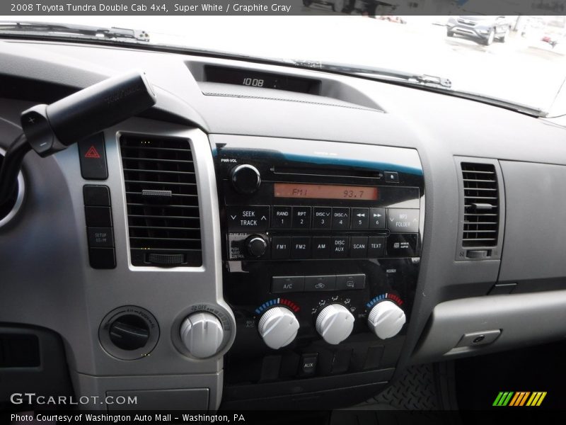 Super White / Graphite Gray 2008 Toyota Tundra Double Cab 4x4