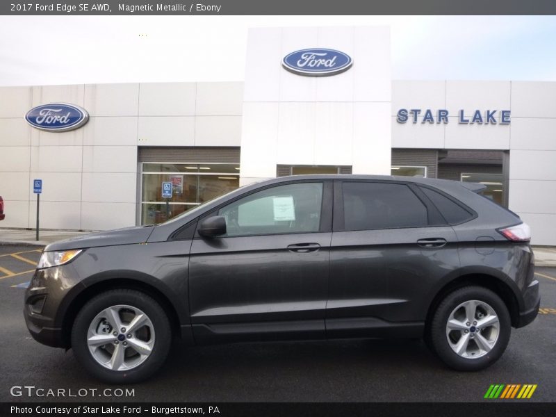 Magnetic Metallic / Ebony 2017 Ford Edge SE AWD