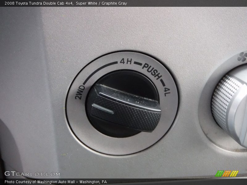 Super White / Graphite Gray 2008 Toyota Tundra Double Cab 4x4