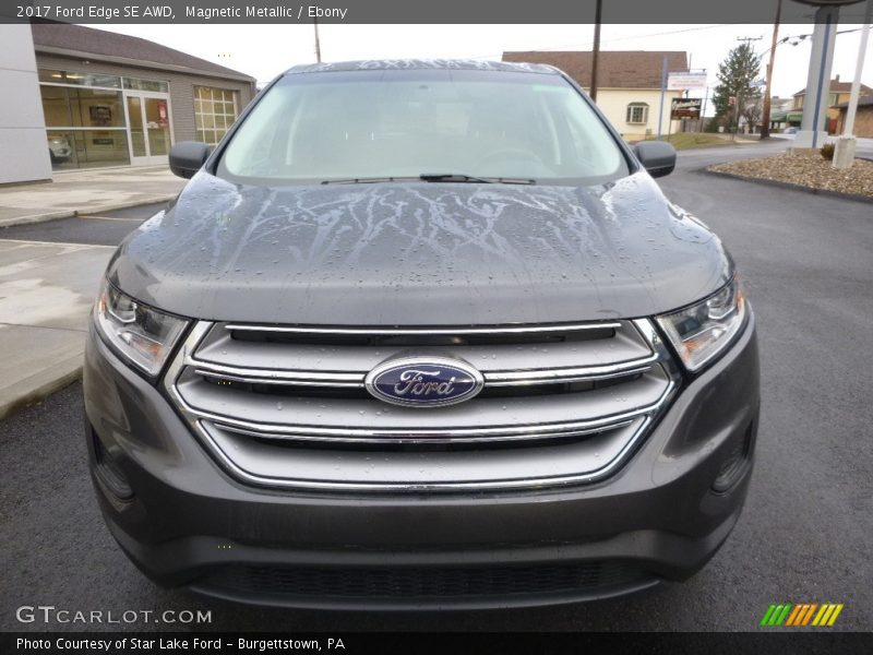 Magnetic Metallic / Ebony 2017 Ford Edge SE AWD