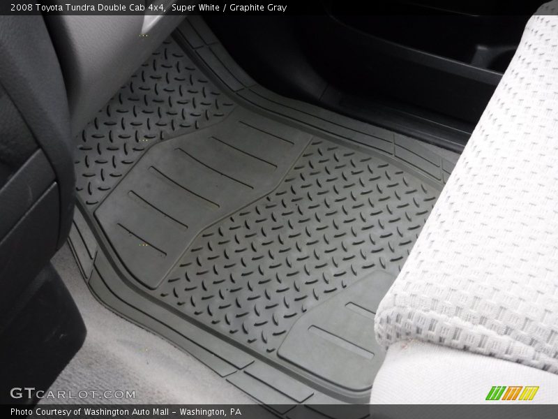 Super White / Graphite Gray 2008 Toyota Tundra Double Cab 4x4