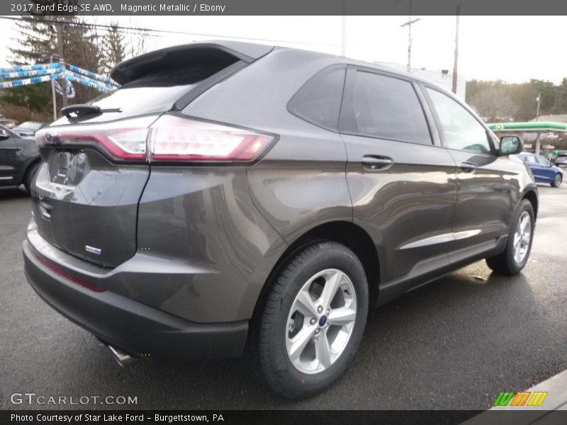 Magnetic Metallic / Ebony 2017 Ford Edge SE AWD