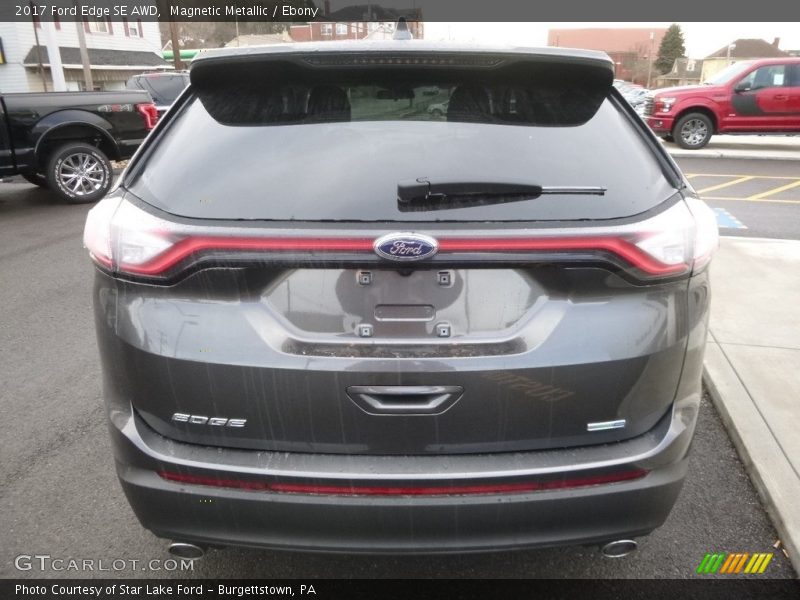 Magnetic Metallic / Ebony 2017 Ford Edge SE AWD