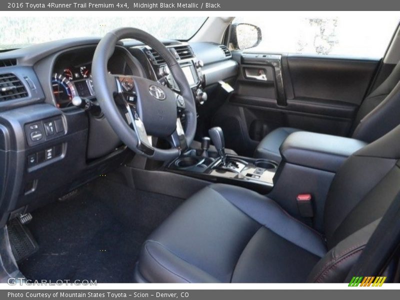 Midnight Black Metallic / Black 2016 Toyota 4Runner Trail Premium 4x4