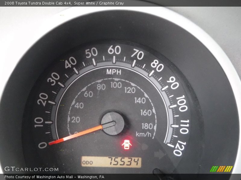 Super White / Graphite Gray 2008 Toyota Tundra Double Cab 4x4