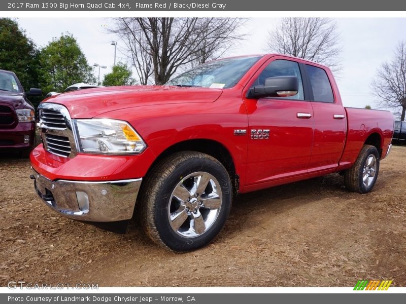 Front 3/4 View of 2017 1500 Big Horn Quad Cab 4x4