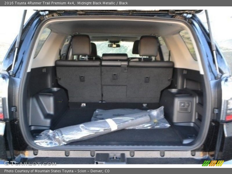 Midnight Black Metallic / Black 2016 Toyota 4Runner Trail Premium 4x4