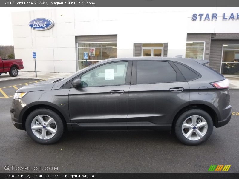 Magnetic Metallic / Ebony 2017 Ford Edge SE AWD