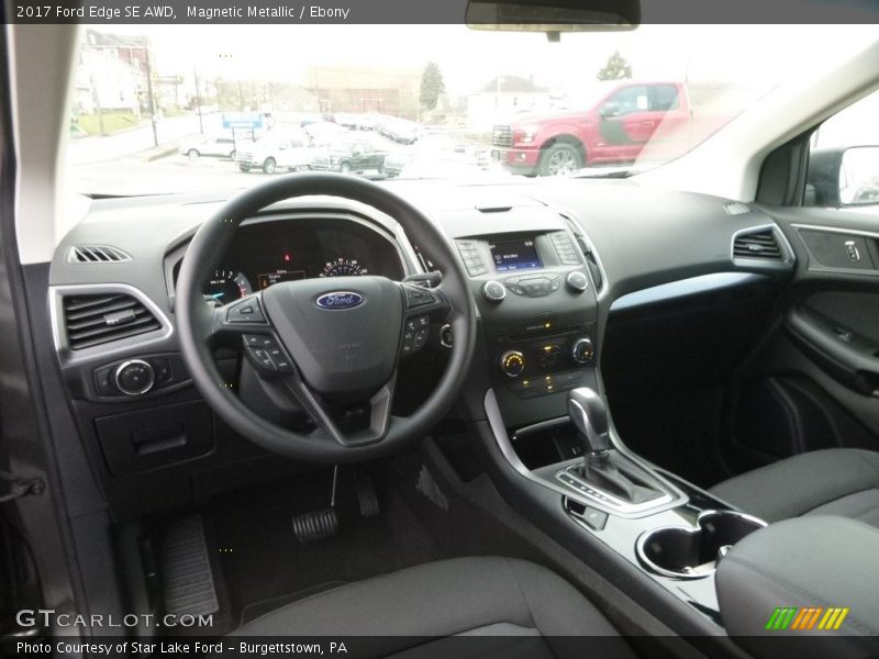 Magnetic Metallic / Ebony 2017 Ford Edge SE AWD