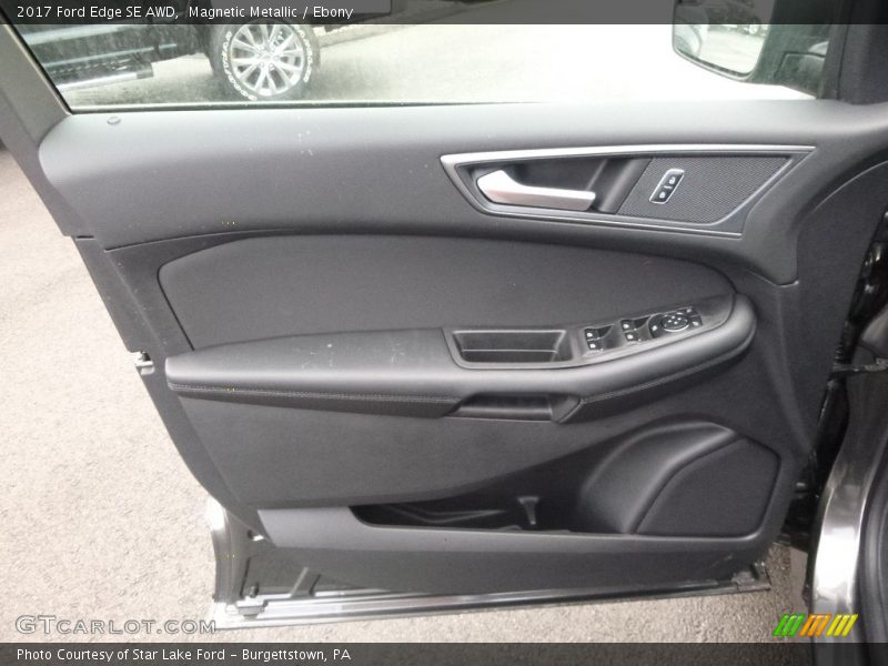 Magnetic Metallic / Ebony 2017 Ford Edge SE AWD