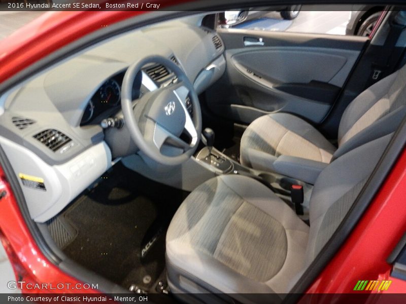 Boston Red / Gray 2016 Hyundai Accent SE Sedan