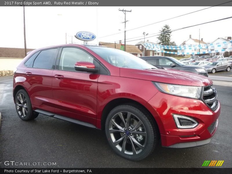 Front 3/4 View of 2017 Edge Sport AWD