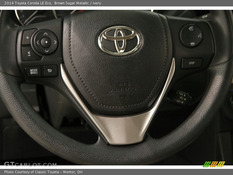 Brown Sugar Metallic / Ivory 2014 Toyota Corolla LE Eco