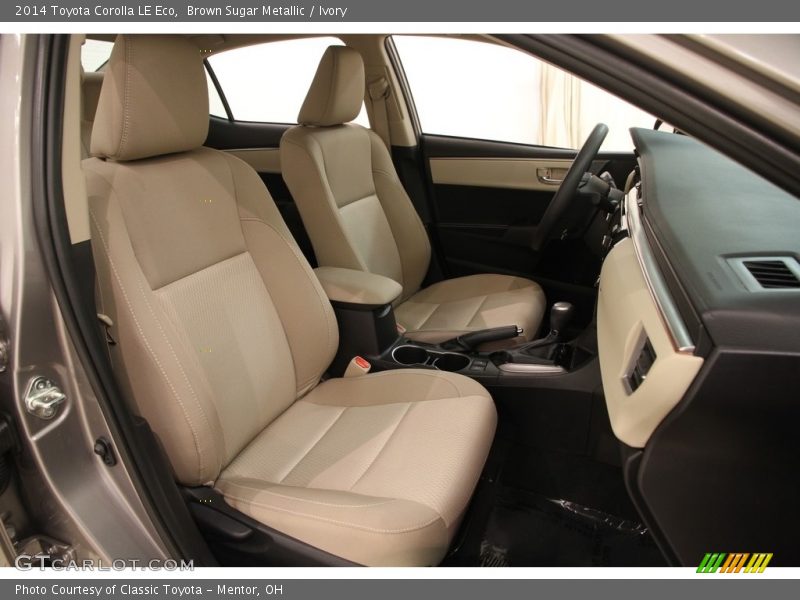 Brown Sugar Metallic / Ivory 2014 Toyota Corolla LE Eco