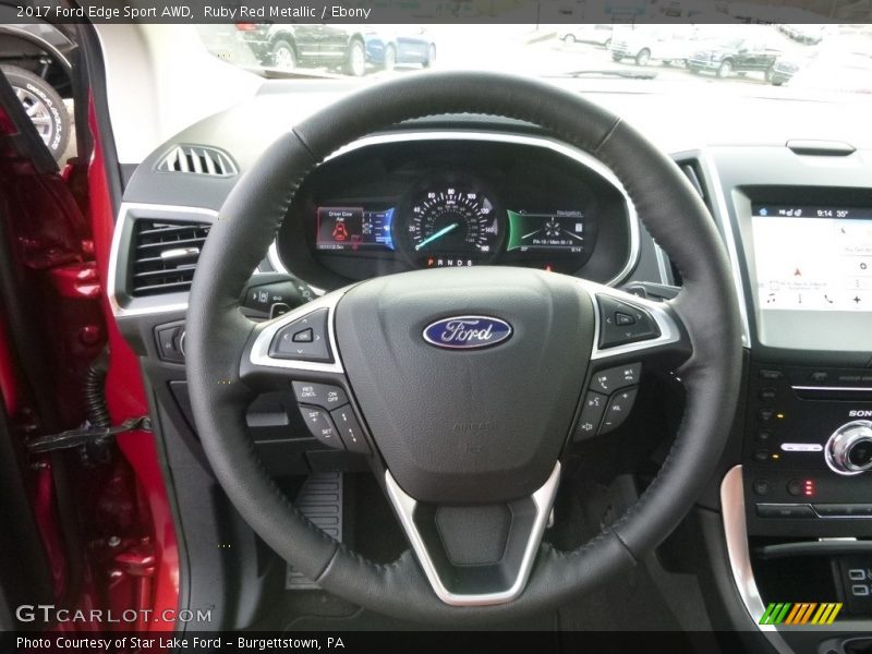  2017 Edge Sport AWD Steering Wheel