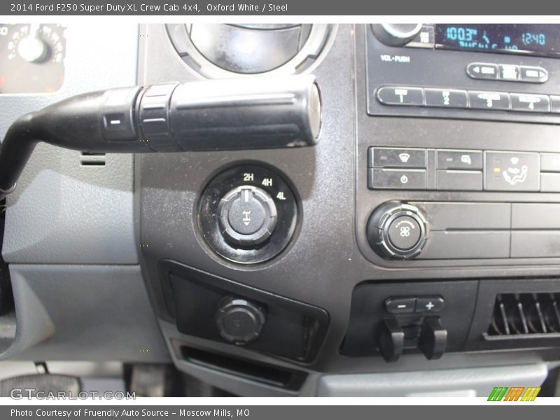 Oxford White / Steel 2014 Ford F250 Super Duty XL Crew Cab 4x4