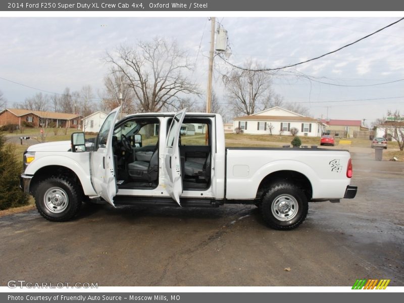 Oxford White / Steel 2014 Ford F250 Super Duty XL Crew Cab 4x4