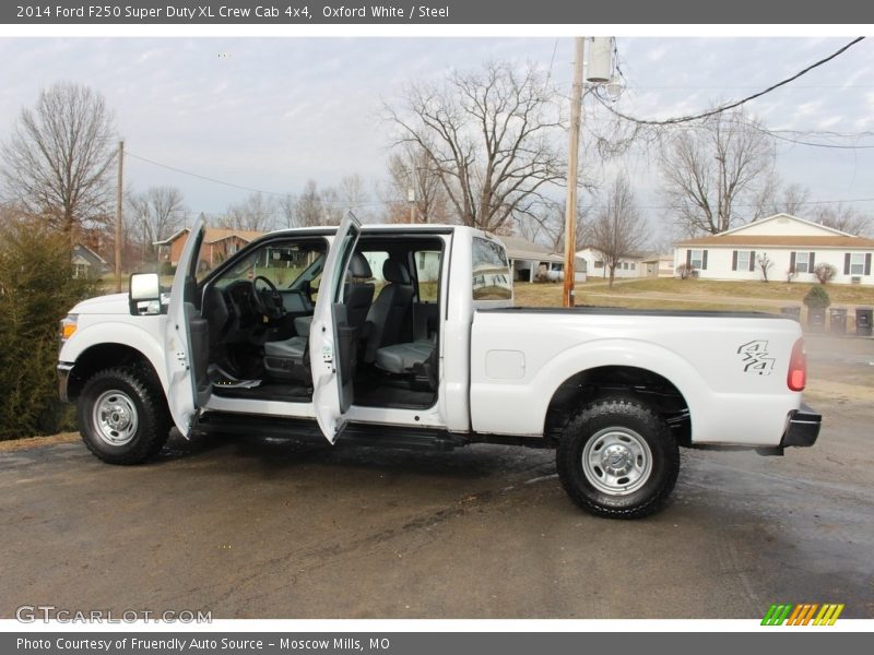 Oxford White / Steel 2014 Ford F250 Super Duty XL Crew Cab 4x4