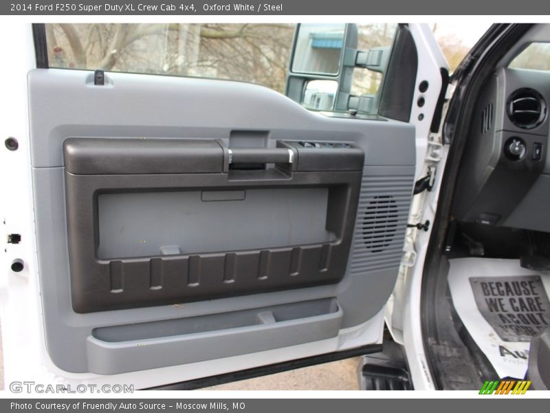 Oxford White / Steel 2014 Ford F250 Super Duty XL Crew Cab 4x4