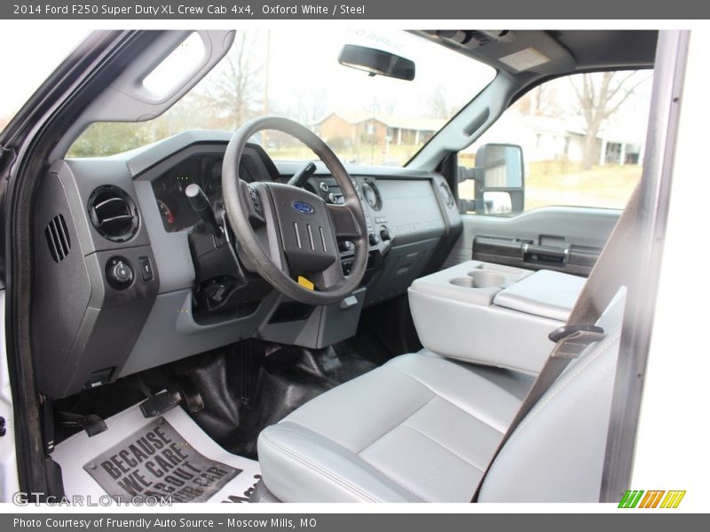 Oxford White / Steel 2014 Ford F250 Super Duty XL Crew Cab 4x4