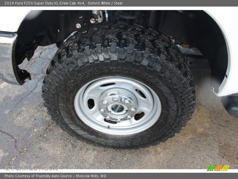 Oxford White / Steel 2014 Ford F250 Super Duty XL Crew Cab 4x4