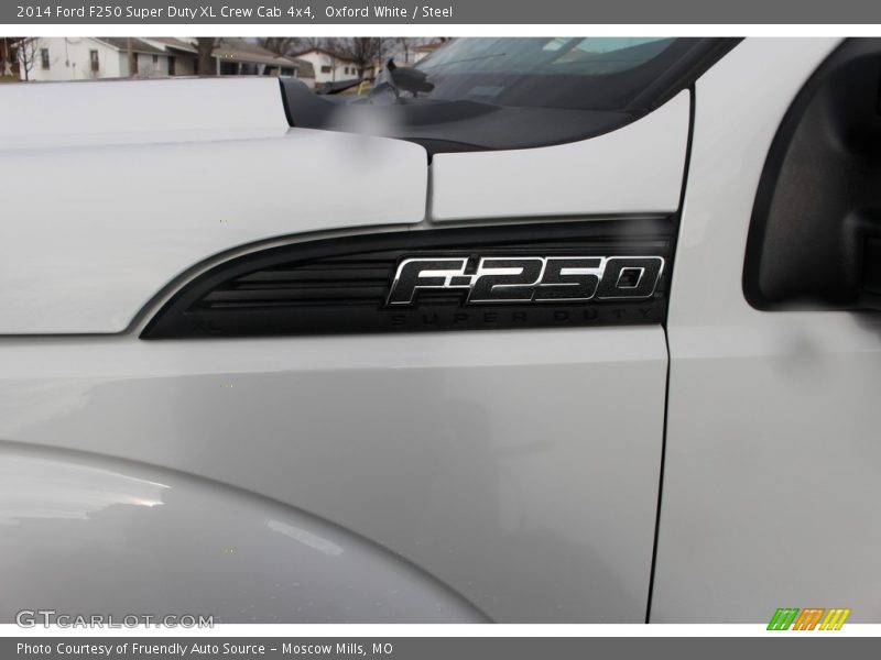 Oxford White / Steel 2014 Ford F250 Super Duty XL Crew Cab 4x4
