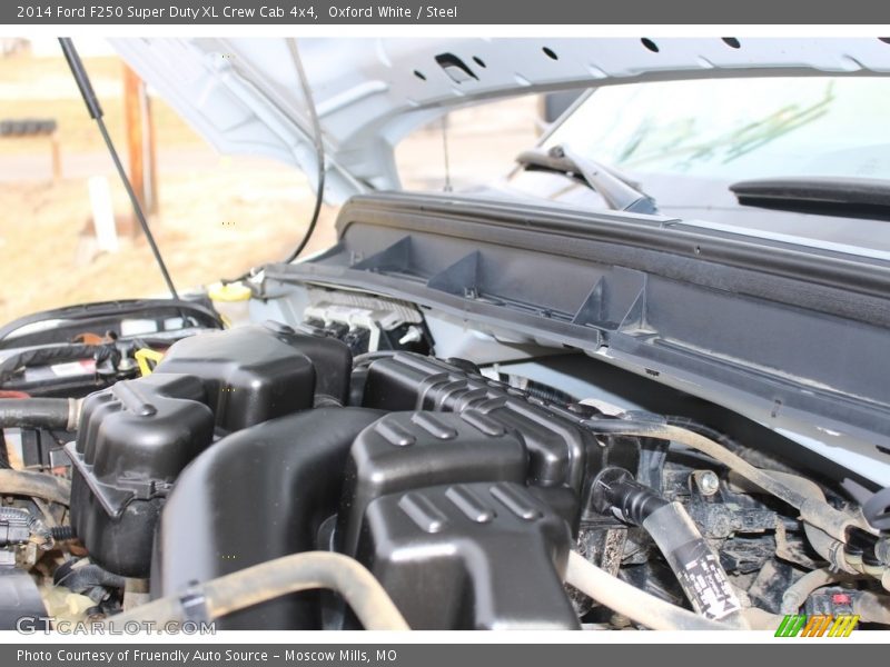 Oxford White / Steel 2014 Ford F250 Super Duty XL Crew Cab 4x4