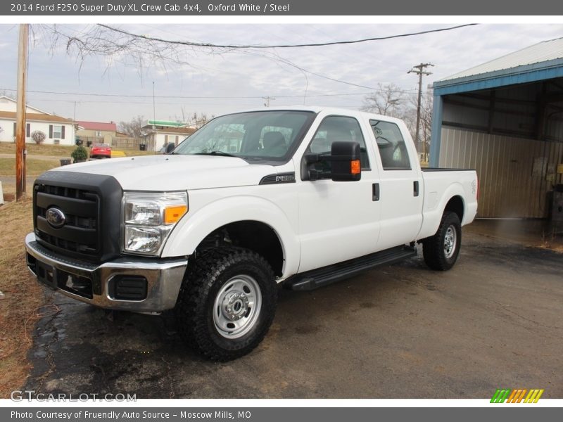 Oxford White / Steel 2014 Ford F250 Super Duty XL Crew Cab 4x4