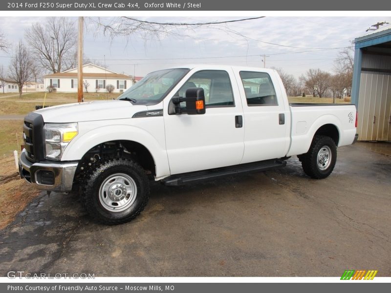 Oxford White / Steel 2014 Ford F250 Super Duty XL Crew Cab 4x4