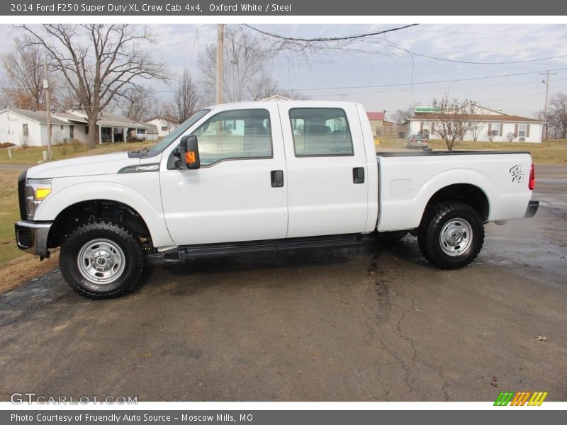 Oxford White / Steel 2014 Ford F250 Super Duty XL Crew Cab 4x4