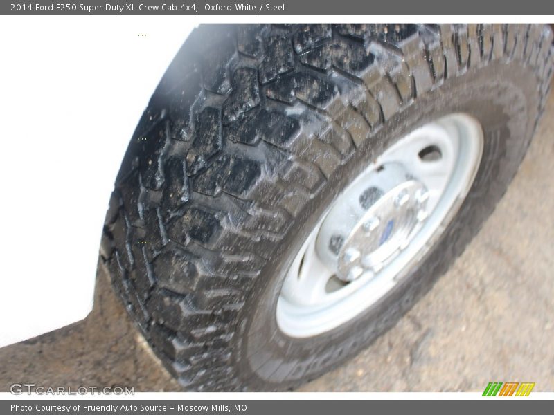 Oxford White / Steel 2014 Ford F250 Super Duty XL Crew Cab 4x4