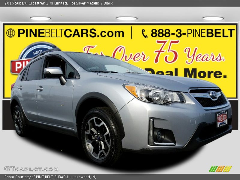Ice Silver Metallic / Black 2016 Subaru Crosstrek 2.0i Limited