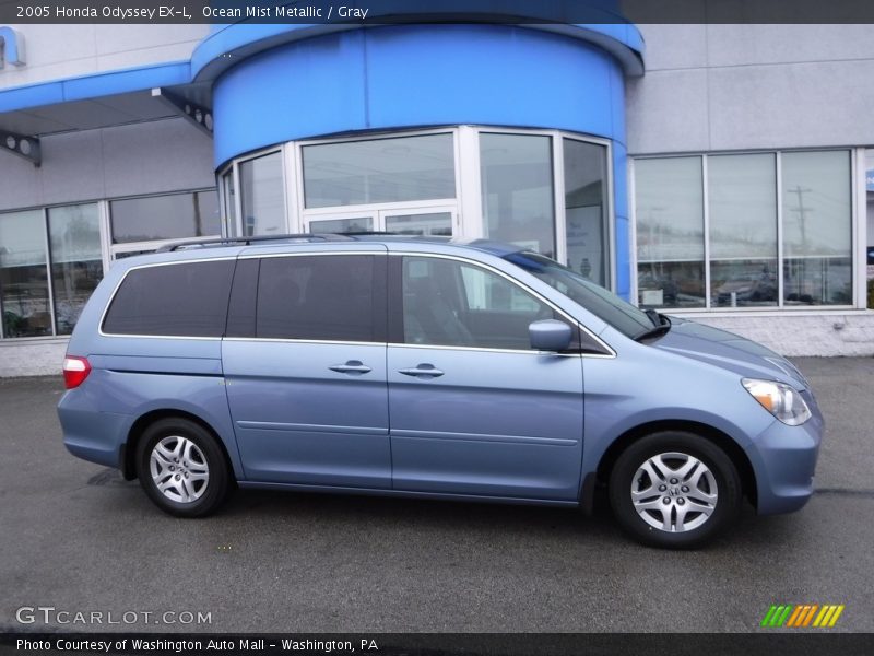 Ocean Mist Metallic / Gray 2005 Honda Odyssey EX-L