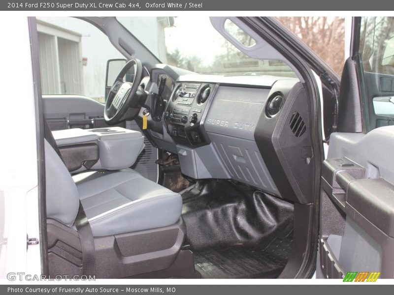 Oxford White / Steel 2014 Ford F250 Super Duty XL Crew Cab 4x4