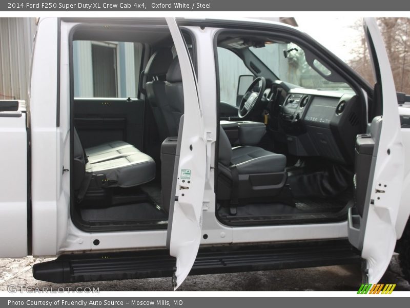 Oxford White / Steel 2014 Ford F250 Super Duty XL Crew Cab 4x4