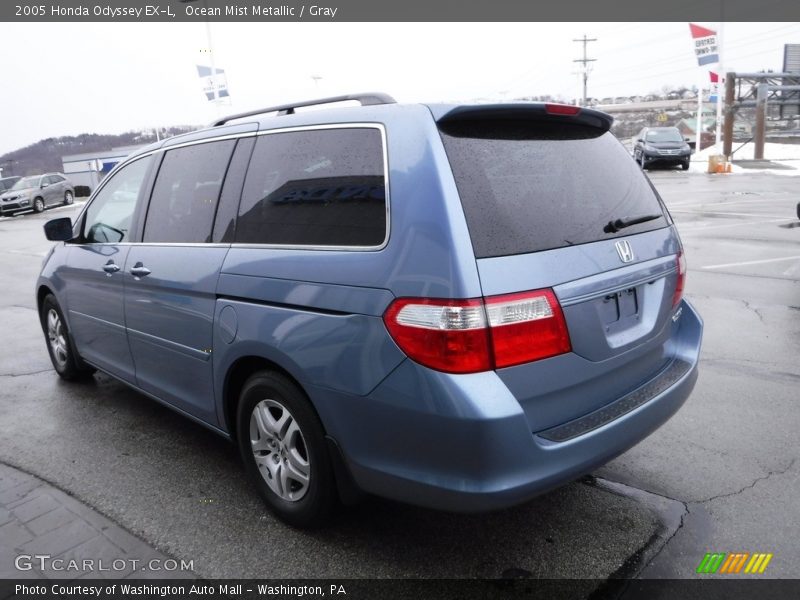 Ocean Mist Metallic / Gray 2005 Honda Odyssey EX-L