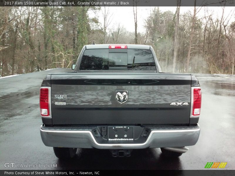 Granite Crystal Metallic / Black 2017 Ram 1500 Laramie Quad Cab 4x4