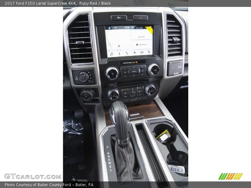 Ruby Red / Black 2017 Ford F150 Lariat SuperCrew 4X4